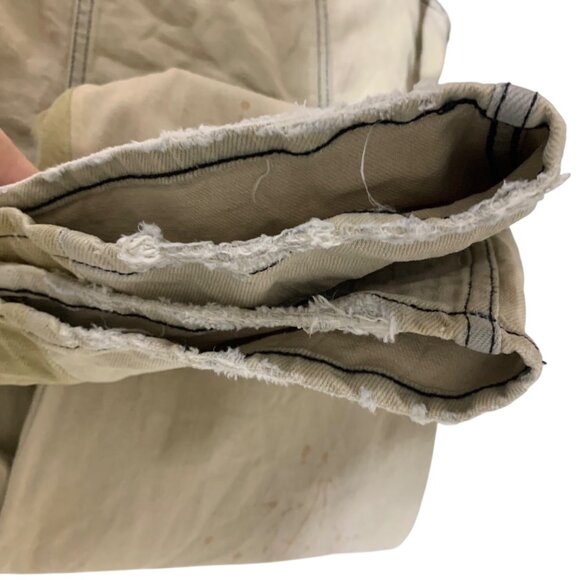 Hudson X Brandon Williams Don Flare Jeans 38 Hope Wash Beige Colorblock Panel - Picture 10 of 10